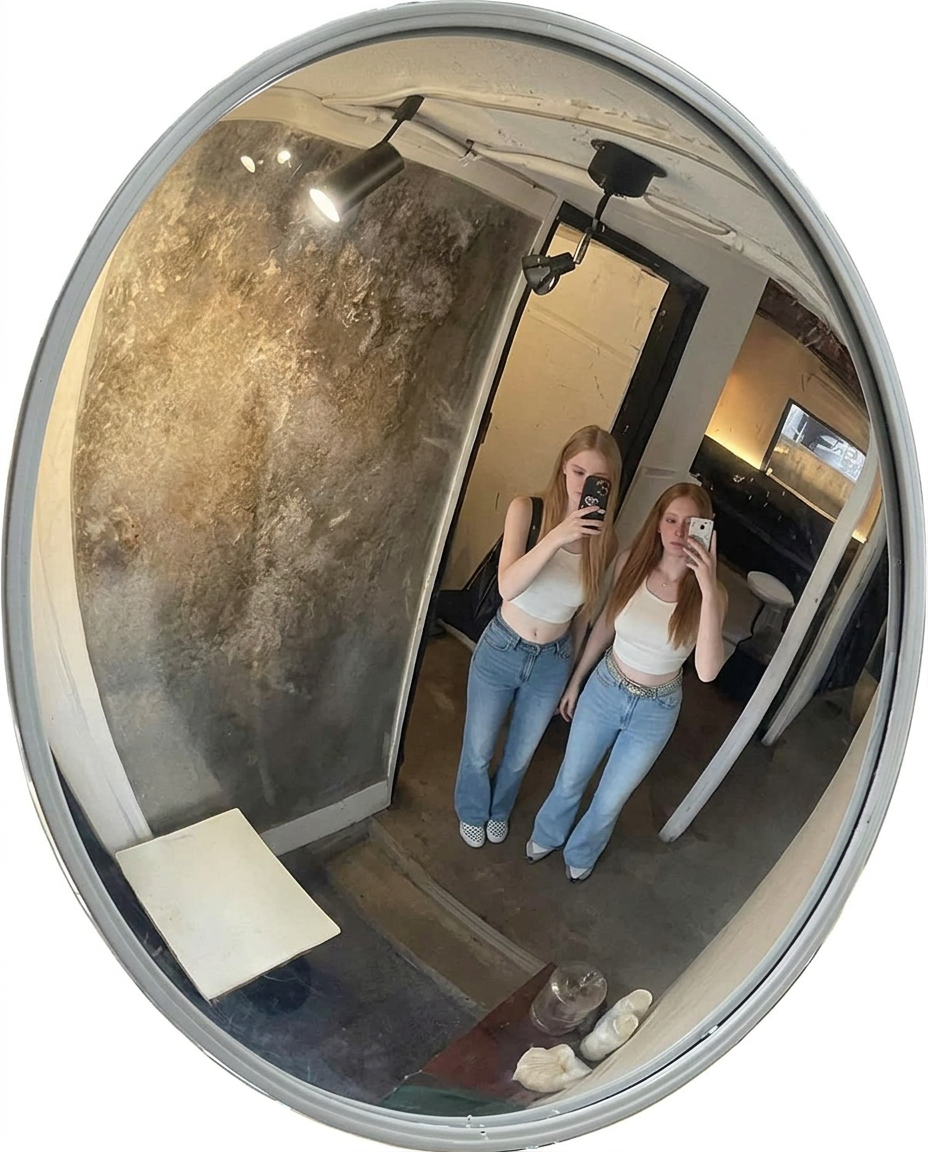 26” Acrylic Outdoor Convex Mirror